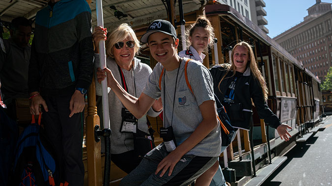 San Francisco with Grandchild